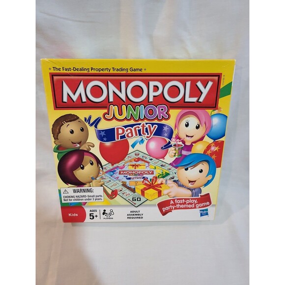 Hasbro Monopoly Junior Party Board Game - Picture 1 of 6